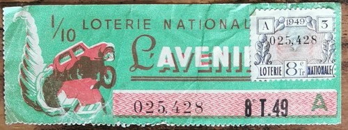 Billet loterie nationale - de,
