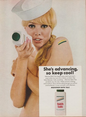 1967 mennen bath talc - powder,