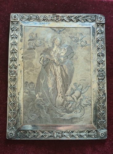 Madonna con angeli metallo - in,
