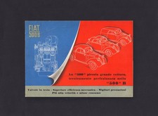 Automobilismo. FIAT 500 B