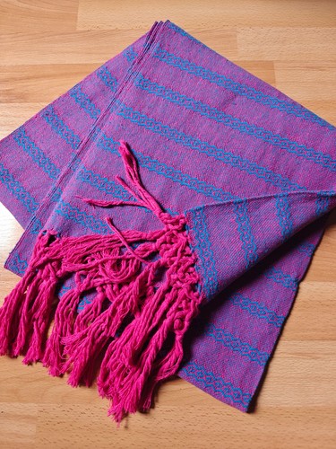 Scialle rebozo tessuto mano - scialle, a