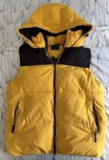 Gilet imbottito ZARA giallo e
