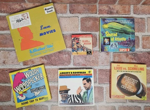 Lot misc 8mm movies and - misc.,