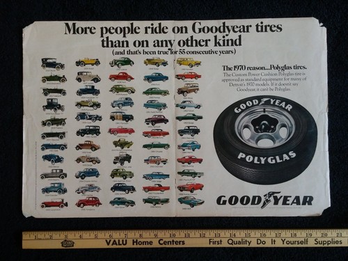 Pubblicità goodyear polyglas - pubblicità,