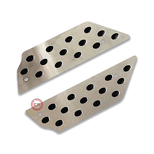 Pedaliere pedane kit inox - pedane,