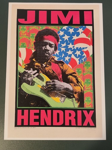 Poster jimi hendrix 80s - poster, '80s