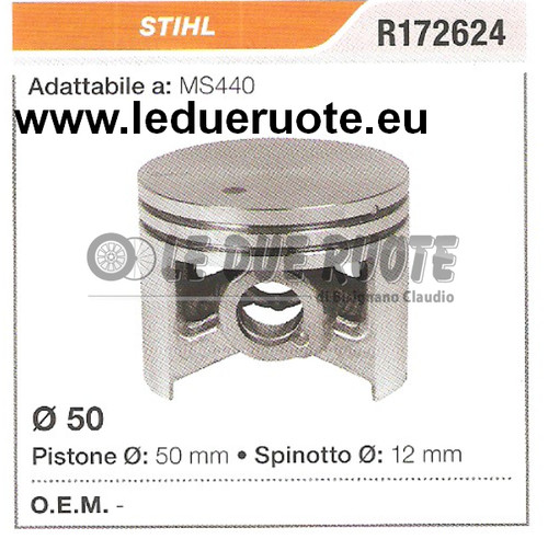 R172624 pistone completo - r172624,