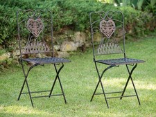 2x da giardino coppia sedia