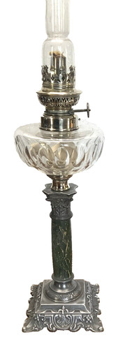 Antica lampada olio bicono - olio,