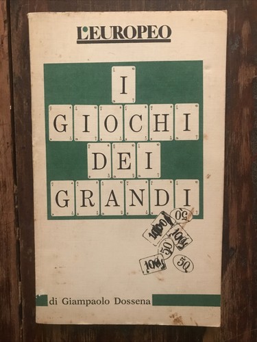 Giochi dei grandi - i,