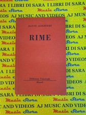 book Libro RIME Dante