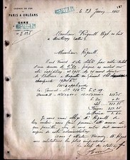 CHEF de GARE de MAGNETTE prés