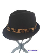 CAPPELLO DONNA MARRONE CON