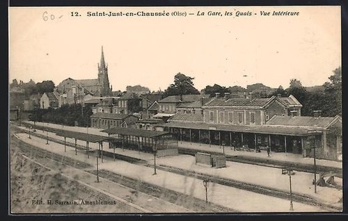 Cpa saint just - cpa, saint-just-en-chaussée