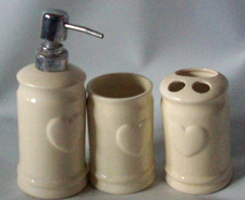 Set bagno vintage colore panna