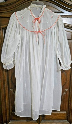 Abito intimo bianco floreale - abito,