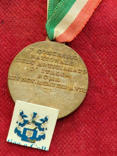 Medaglia artigianato 1929 roma - medaglia,