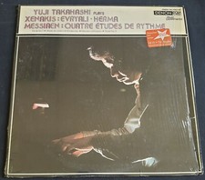 DENON vinyl LP xenakis,messiaen YUJI TAKAHASHI