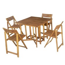 SET 5 PEZZI TAVOLO 4 SEDIE