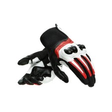 Dainese | Guanti MIG 3 UNISEX LEATHER |Nero Bianco Rosso