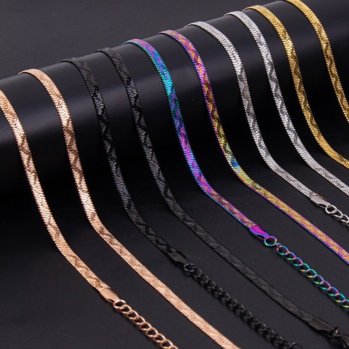 Collana serpente acciaio - collana, a