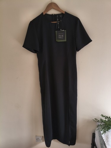 Abito midi marella patto nero - marella,