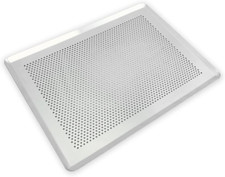 CECOA - Teglia Da Forno Rettangolare Forata 40X30CM, per Pasticceria, Alluminio 