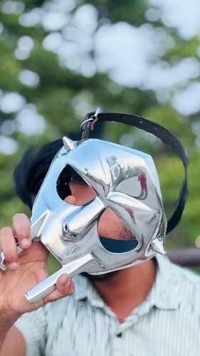 Maschera acciaio ispirata - maschera, a