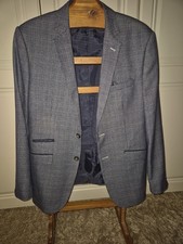 Giacca sportiva blazer blu a