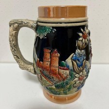 German-made ceramic beer mug
