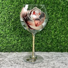 Bicchiere arte vino dorato