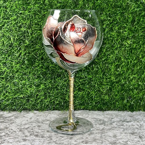 Bicchiere arte vino - , dorato