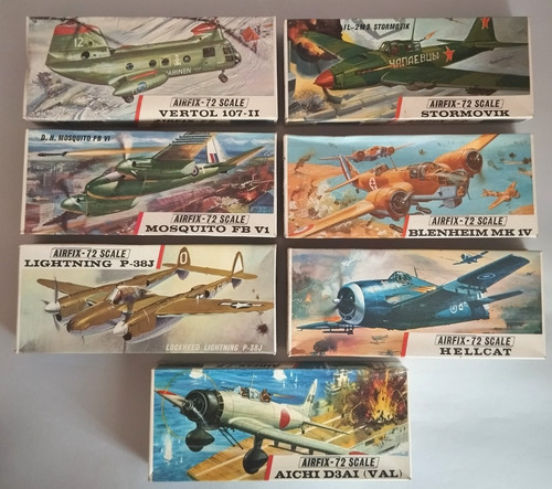 Lotto vintage airfix 72 - lotto, 1/72