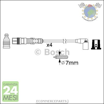 56345 kit cavi - kit, bosch