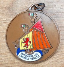 MEDAGLIA SOTTOMARINA LIDO CHIOGGIA VENEZIA AZIENDA SOGGIORNO TROFEO DINGHY VELA