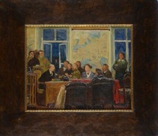 dipinto olio su cartone 40 x