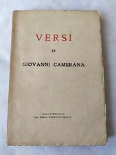 "Versi" di Giovanni Camerana