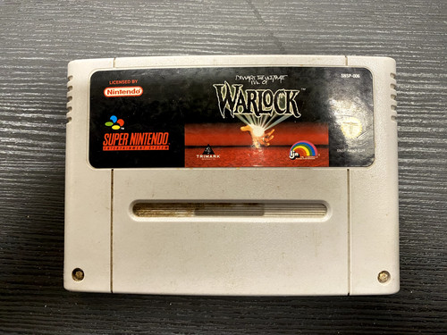 Warlock super nintendo snes - warlock,