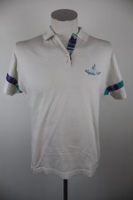 AUSTRALIAN L'ALPINA MAGLIA POLO UOMO 100% COTONE TG. 46 MAN CASUAL VINTAGE LOGO