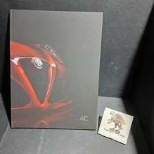 Libro Brochure Alfa Romeo 4C originale italiano 2016 auto raro collezione