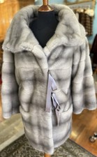 Giacca Pelliccia Visone SILVER Pelle Intere Orizzontale