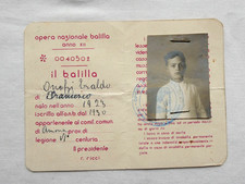 TESSERA OPERA NAZIONALE