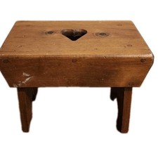 Sgabello vintage in legno