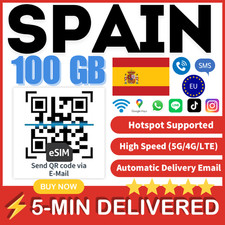 [eSIM] 100 GB Spagna eSIM