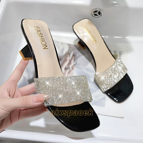 Ciabatte donna sandali - , strass