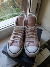 scarpe bambina converse con pellicciotto usato poche volte ,rosa