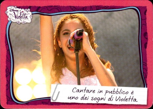 Card violetta disney topps - violetta,