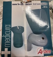 SAUNA FACCIALE INALATORE VISO PELLE LISCIA PUNTI NERI ARDES MEDICURA + REGALO ?