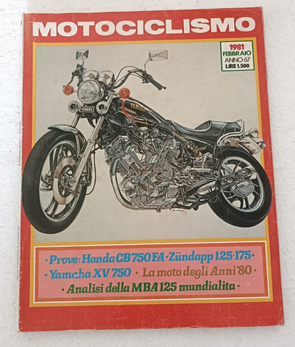 Motociclismo 1981 yamaha - motociclismo,