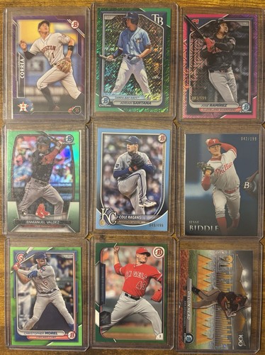 Lotto card bowman - bowman, baseball